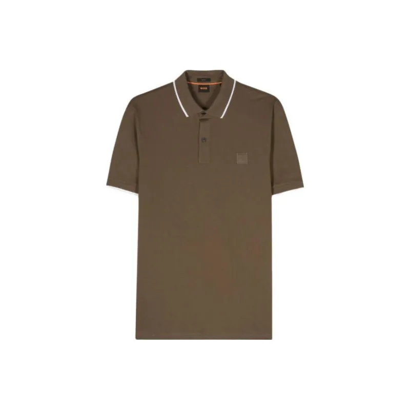 HUGO BOSS Passertip Logo Patch Polo Shirt-0