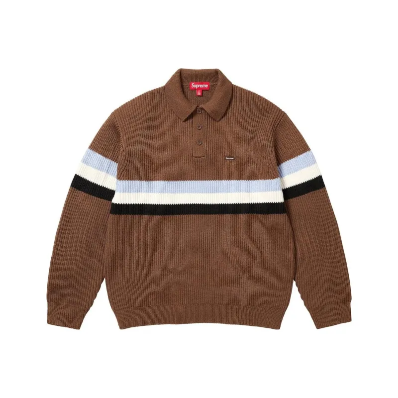 Supreme Small Box Polo Sweater-0