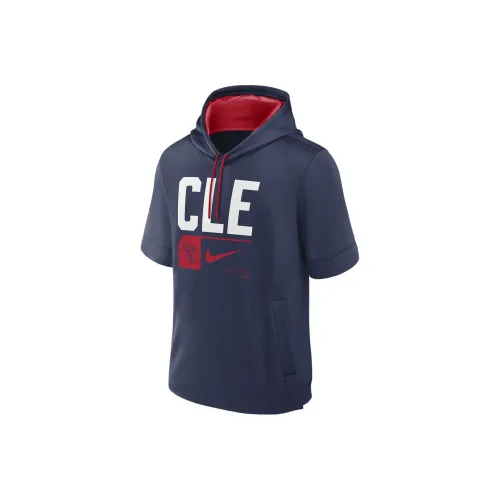 Nike Cleveland Guardians Tri Code Lockup Sweatshirt Cleveland Guardians Men's Marine Blue