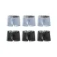 6 Pack (Black 3+Gray Blue 3)