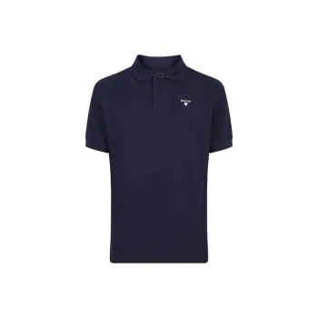 BARBOUR Logo Embroidered Short Sleeved Polo Shirt