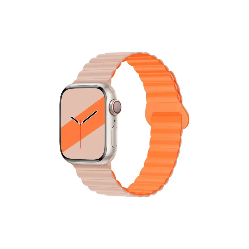 DUALMM Apple Compatibility Watch Band 225 255mm Silicone Material-10