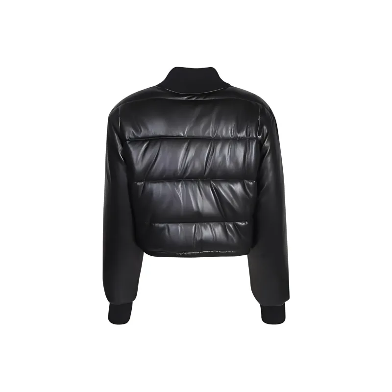 MSGM Cropped Quilted Jacket-1