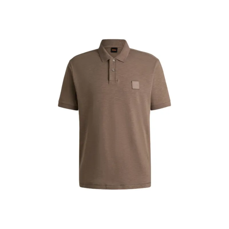 HUGO BOSS SS25 Polo Shirt Men's Brown-0
