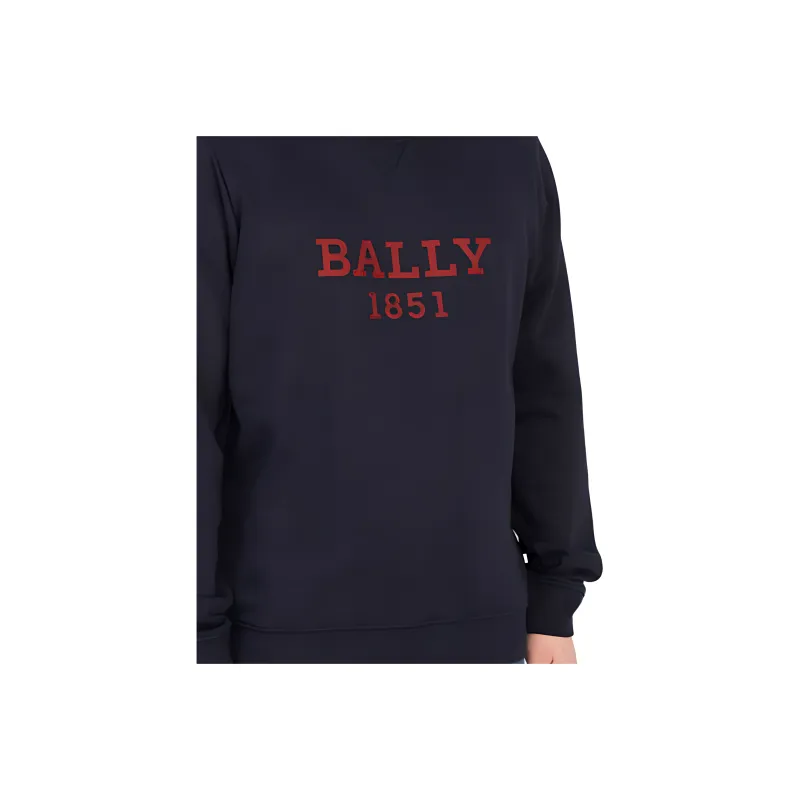 BALLY Sweatshirts Men Black-3