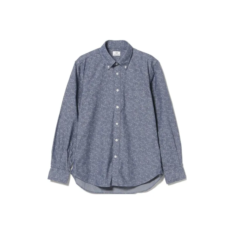 Beams Shirts Men Indigo-0