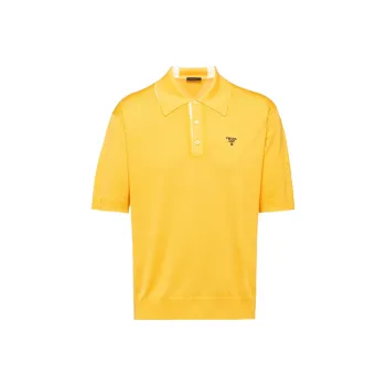 PRADA Polo Shirts Men Yellow