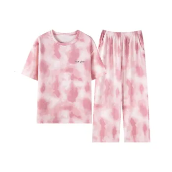 MIIOW Pajama Set Unisex White Pink