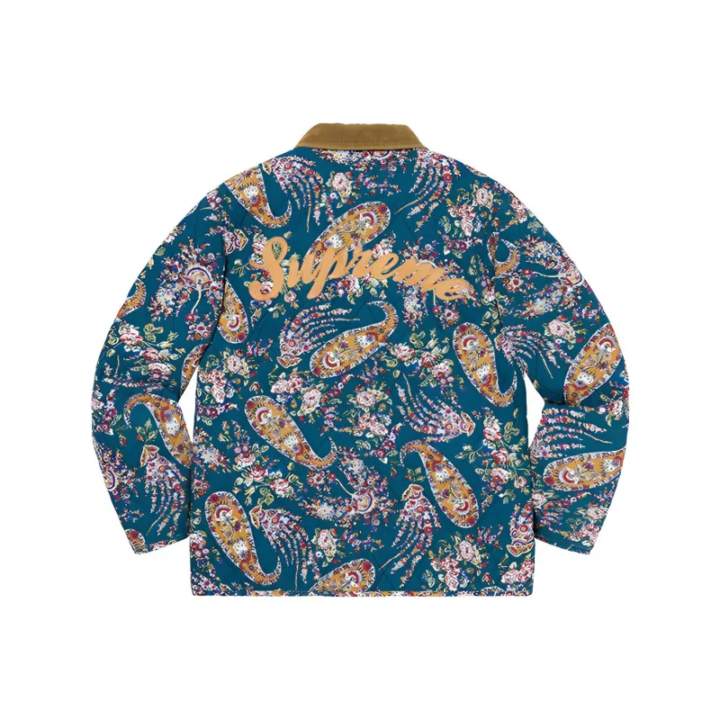 Supreme Quilted Paisley Jacket-1