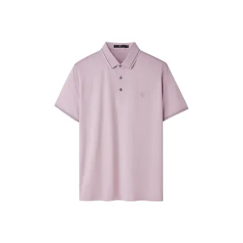 HLA Polo Shirts Men Pink 02