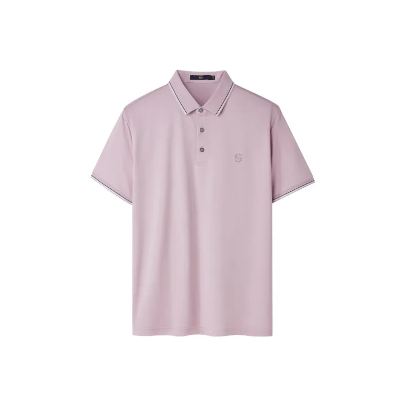HLA Polo Shirts Men Pink 02-0