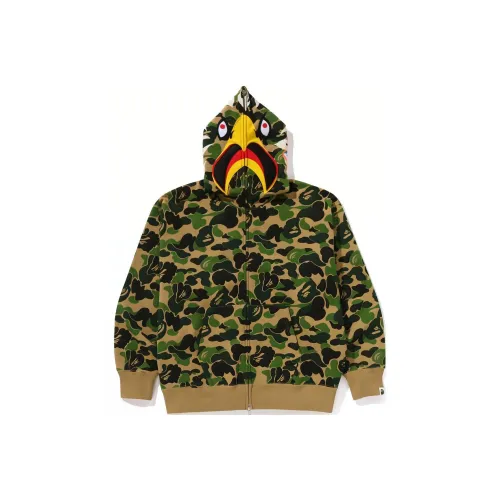 A BATHING APE X Readymade Abc Camo Eagle Relaxed Fit Full Zip Hoodie