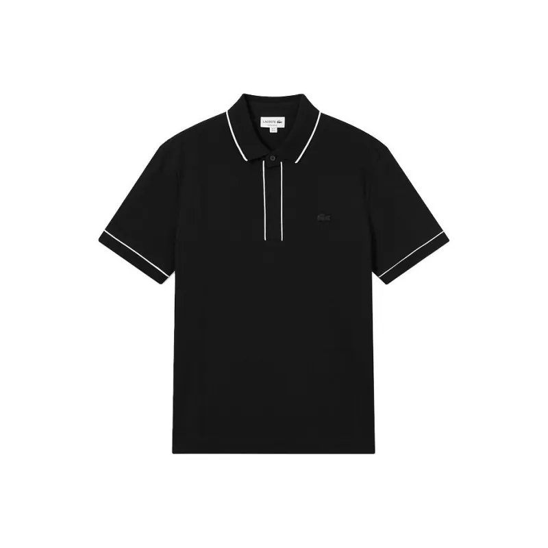 LACOSTE Paris Stretch Piqué Polo Shirt-0