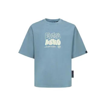 EVISU Sweatshirts Men Gray Blue