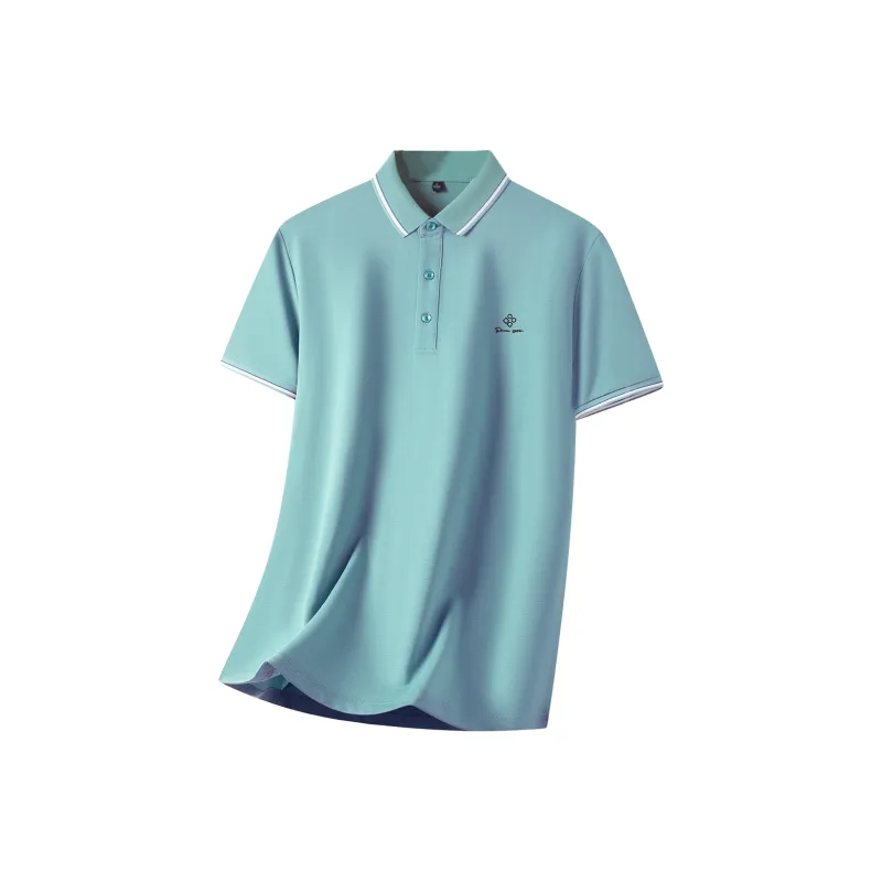 Red bean Polo Shirts Men-4