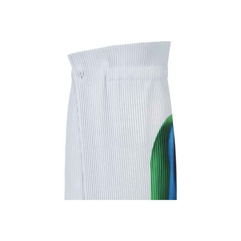 Homme Plissé Issey Miyake SS24 Casual Pants Men's Turquoise-3