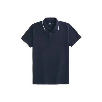 Hollister Polo Shirt Men's Marine Blue