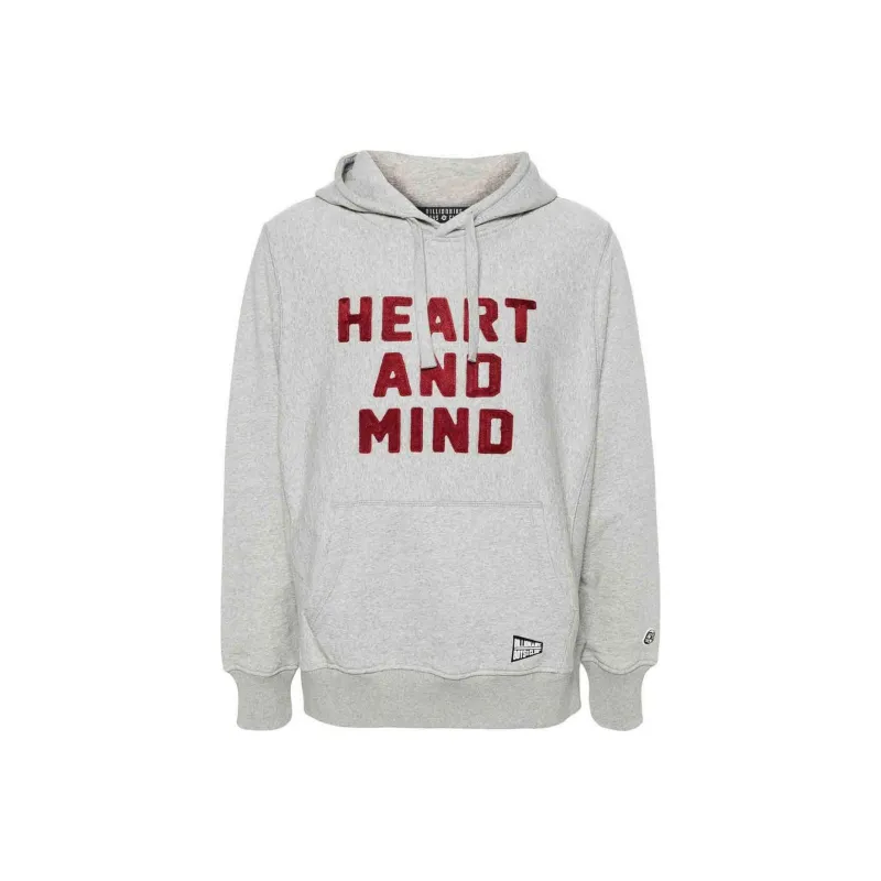 BILLIONAIRE BOYS CLUB Slogan embroidered Cotton Hoodie-0