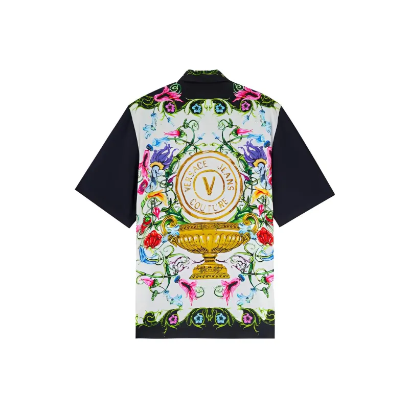 VERSACE JEANS COUTURE Shirts Men Black-1