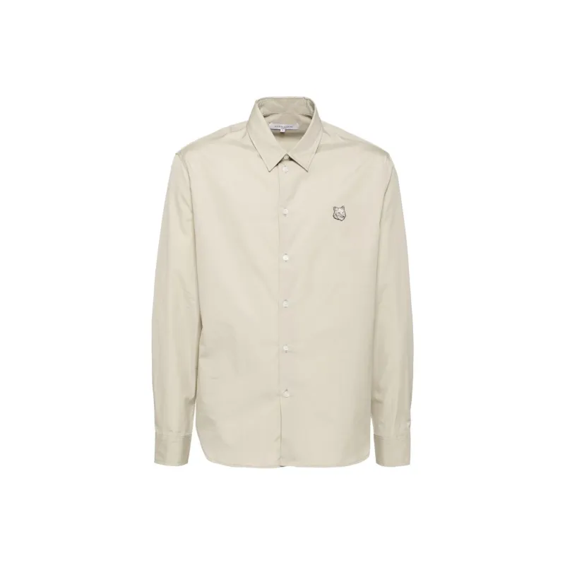 Maison Kitsune Bold Fox Head Relaxed Shirt-0