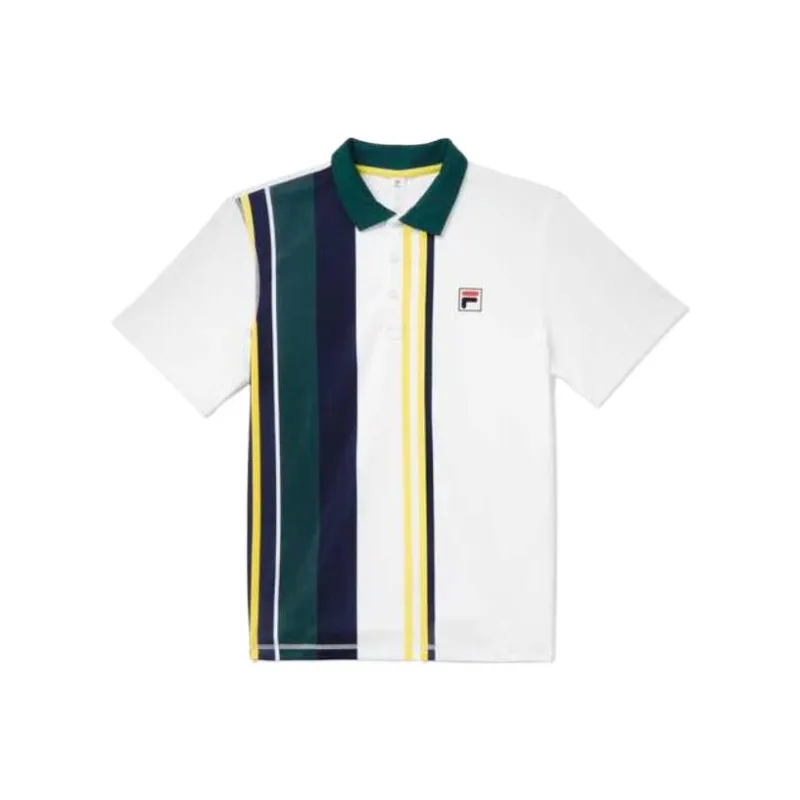 FILA Heritage Polo Shirt Men's White 189-0