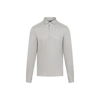 Ermenegildo Zegna Long Sleeved Polo Shirt