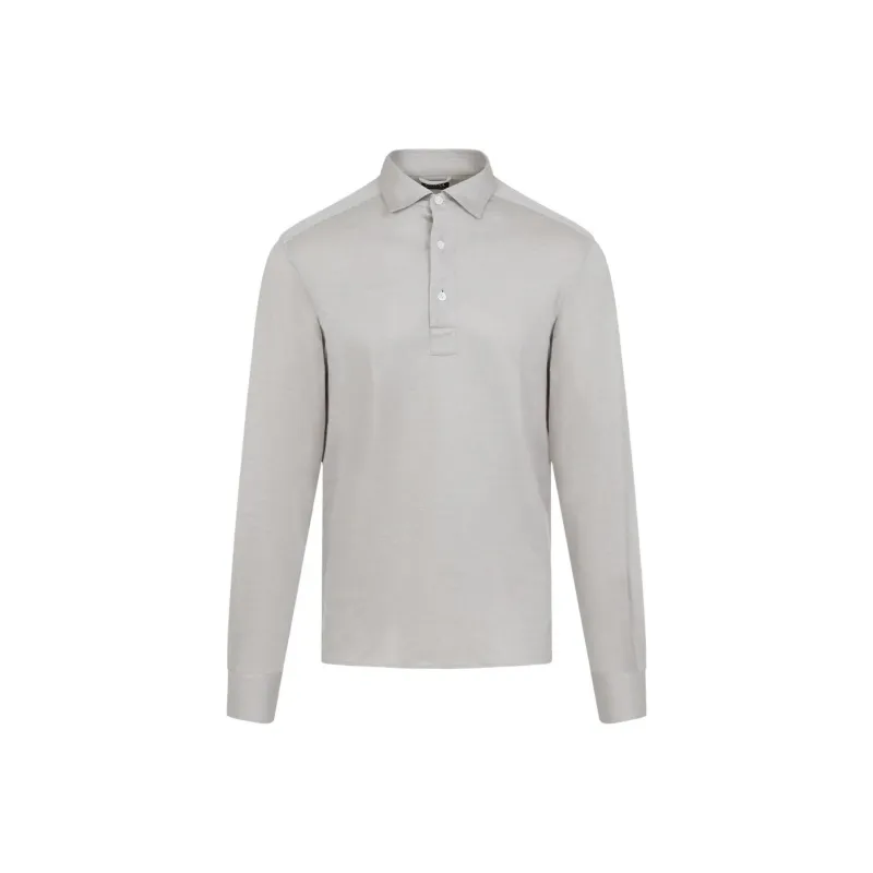 Ermenegildo Zegna Long Sleeved Polo Shirt-0