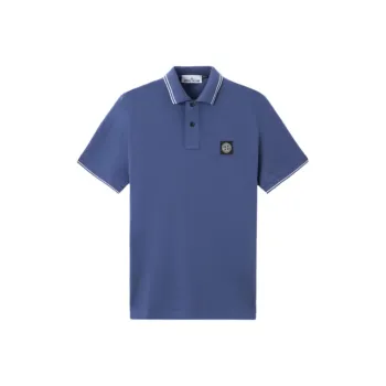 STONE ISLAND Piqué Polo Shirt