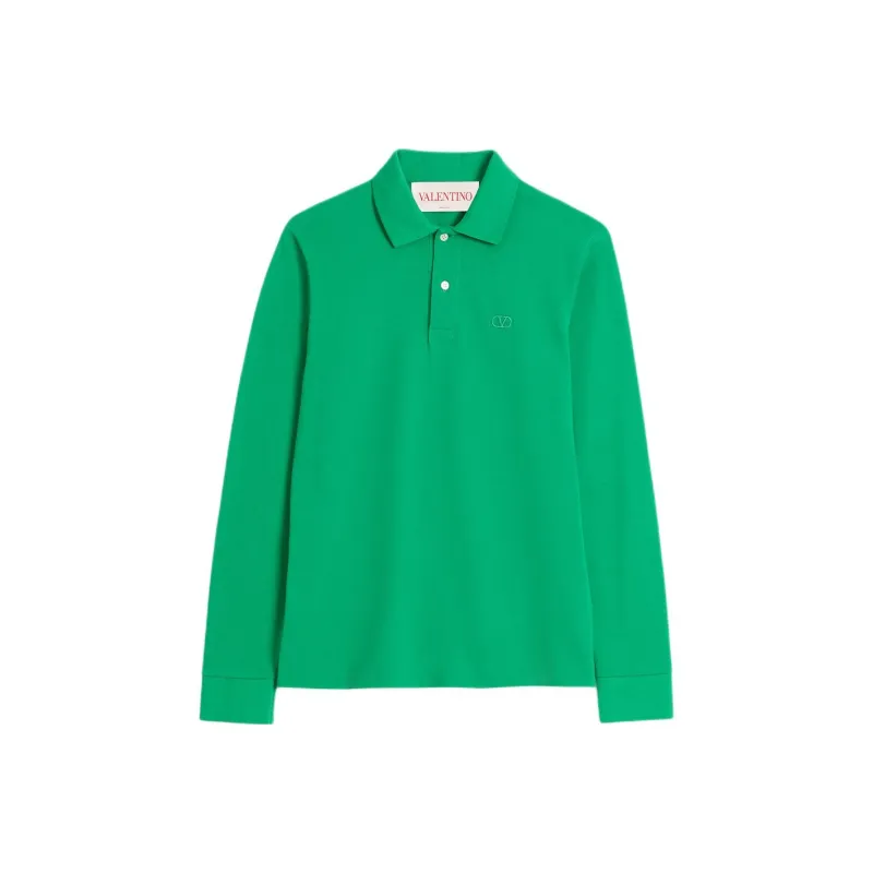 Valentino SS25 Polo Shirt Men's Green-0