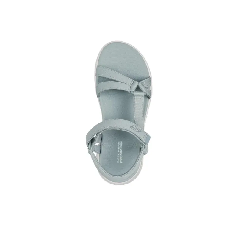 Skechers Go Walk Fle Beach Sandals Women's Green-3