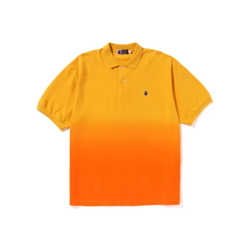 A BATHING APE Head One Point Gradation Relaxed Fit Polo-3