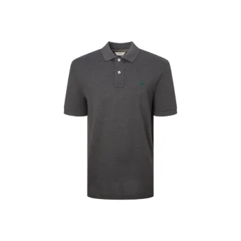 HAZZYS Polo Shirt Men's Charcoal Gray