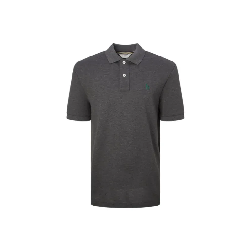 HAZZYS Polo Shirt Men's Charcoal Gray-0