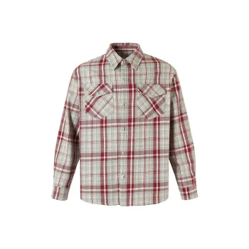 YADcrew Shirts Unisex Gray Red