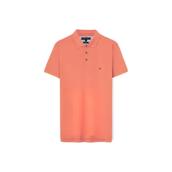 Tommy Hilfiger Polo Shirt Men's Peach Pink