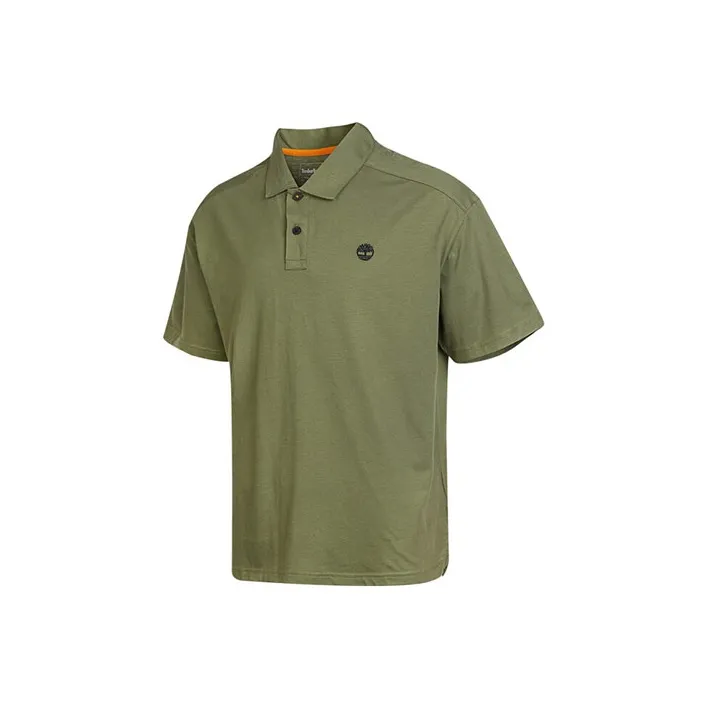 Timberland Polo Shirts Men Army Green-0