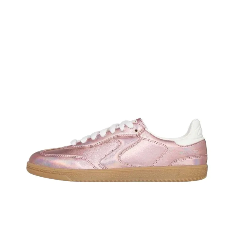 Skechers Slip Resistant Waterproof Low Top Skateboard Shoes Women's Pink-0