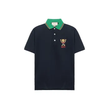 GUCCI Pablo Delcielo Logo Polo