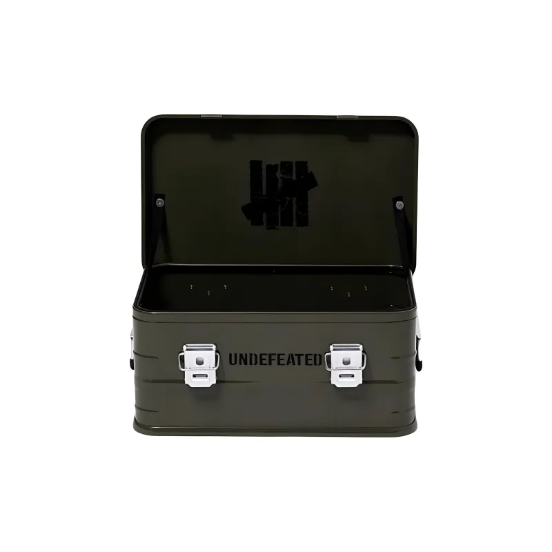 UNDEFEATED Aluminum Alloy Storage Boxes Unisex Olive Green-2