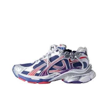 Balenciaga Runner Gradient Low Top Chunky Sneakers Men's Dark Blue