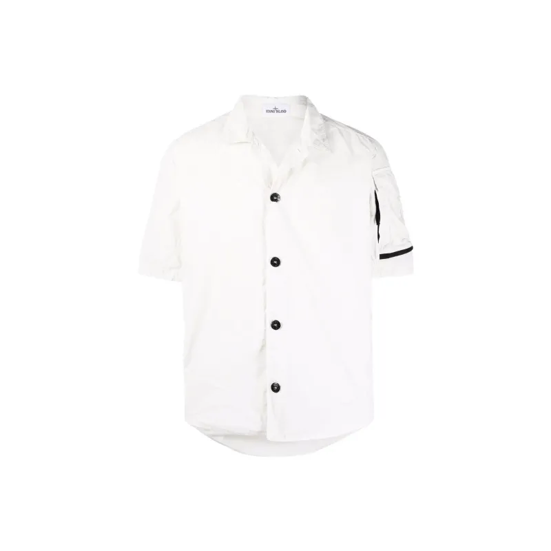 STONE ISLAND Shirts Men White-0