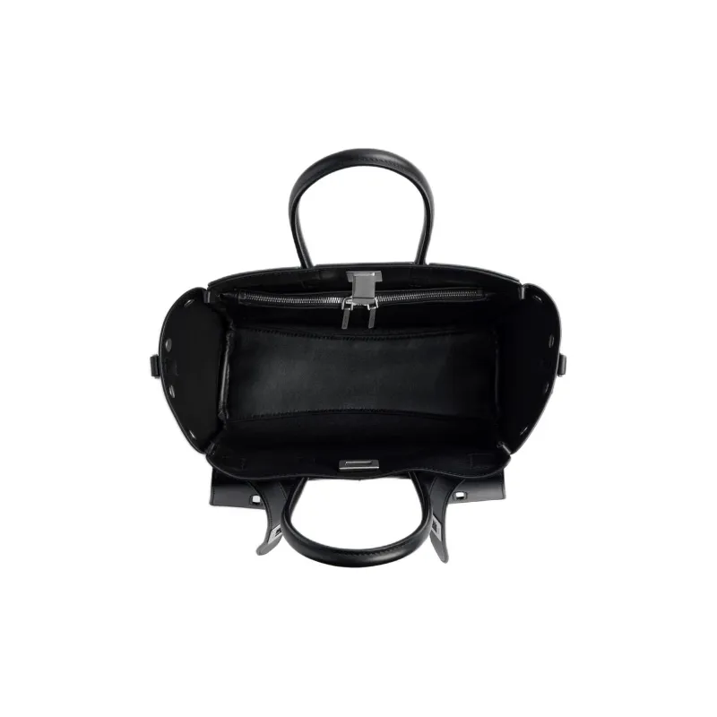 Balenciaga Bel Air Calfskin Tote Bag, Shopping Bag, Shoulder Bag, Crossbody Bag, Handbag Mini Women's Black-4