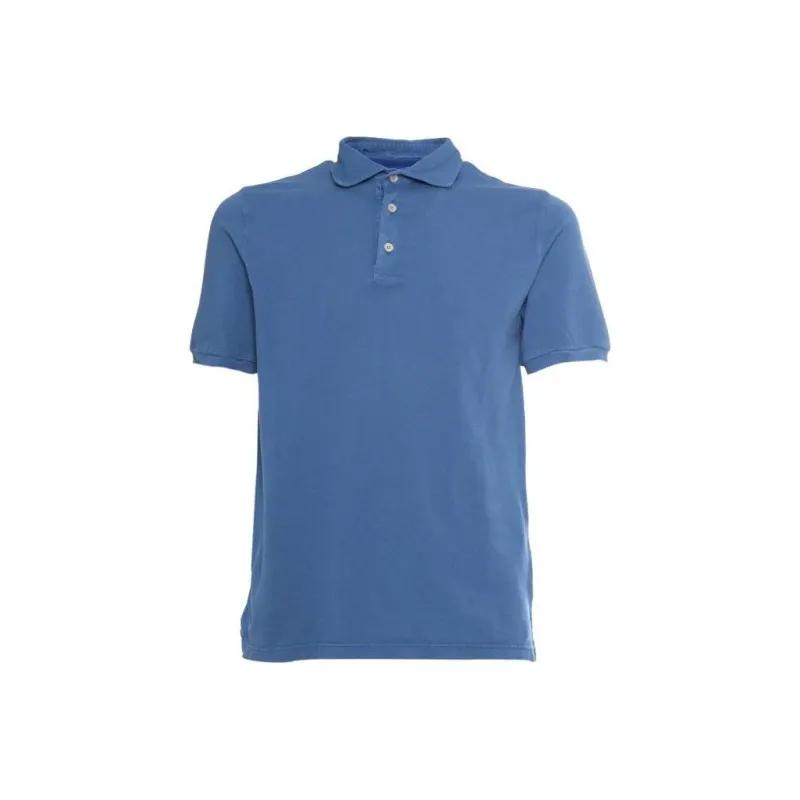 FEDELI Short sleeve Cotton Polo Shirt-0