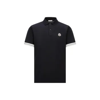 Moncler Polo Shirt Men's Dark Blue