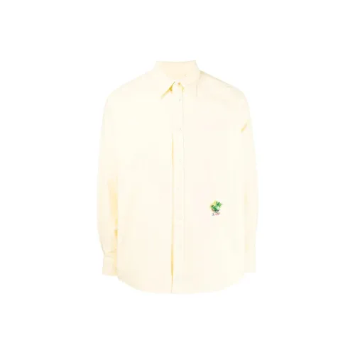 Doublet Lettuce-detail Long-sleeve Shirt
