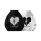 2 Pack (Black Fleece-Lined+White Fleece-Lined)