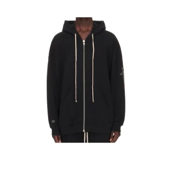 Champion X RICK OWENS Champion Co branded Edition Sweatshirts Men Black