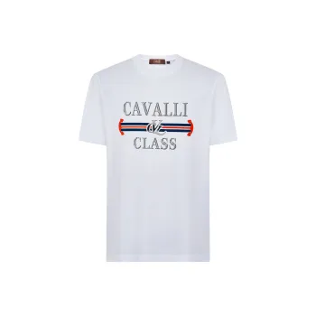 Cavalli Class T Shirt Men's White
