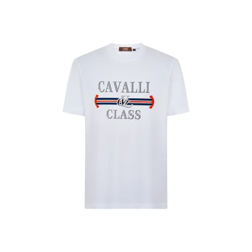 Cavalli Class T Shirt Men's White