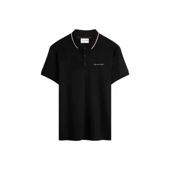 CALVIN KLEIN Polo Shirt Men's Space Black